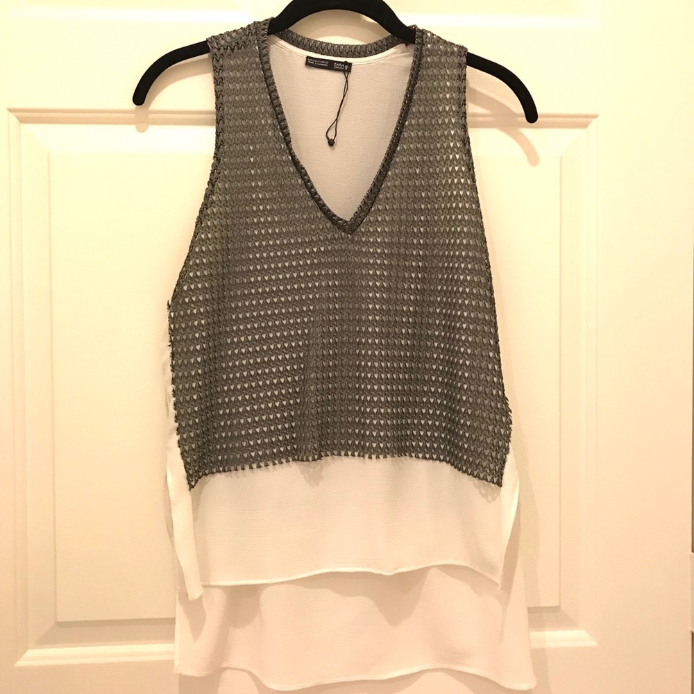 NEW Zara polyester camisole tank